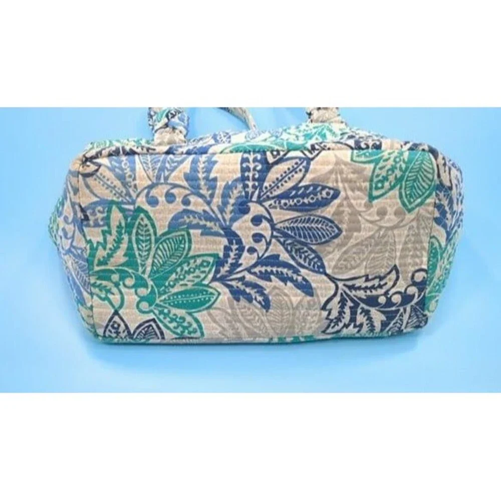 Vera Bradley Santiago Hensley Bag with Snap Close Accordion Wallet Floral